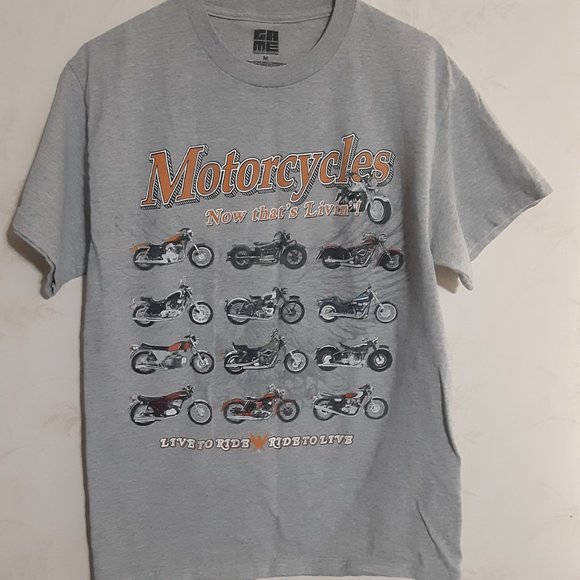 Game Graphic Apparel Women's Motorcycle Short Sleeve T Shirt in Size M - Picture 3 of 5